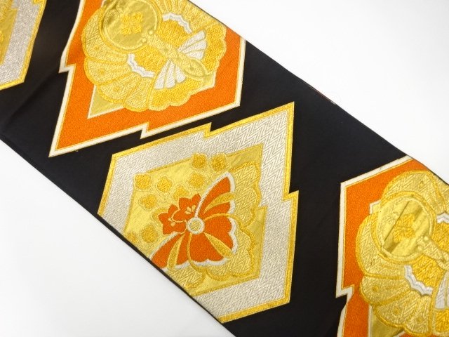 Japanese Kimono / Antique / Fukuro Obi Silk